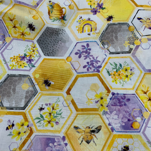 Alvéole abeille fleur