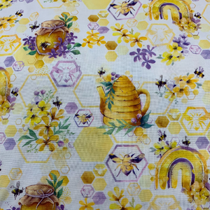 Pot de miel ruche abeille