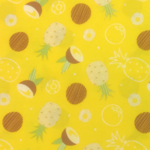 Tissus 100% Coton, motifs Ananas