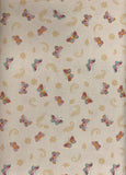 100% COTON motif papillon