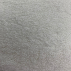Ratine de coton blanche, tissu serviette