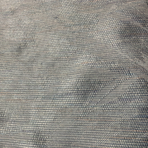 Tissu pour recouvrement bleu et beige avec motif abstrait texturé